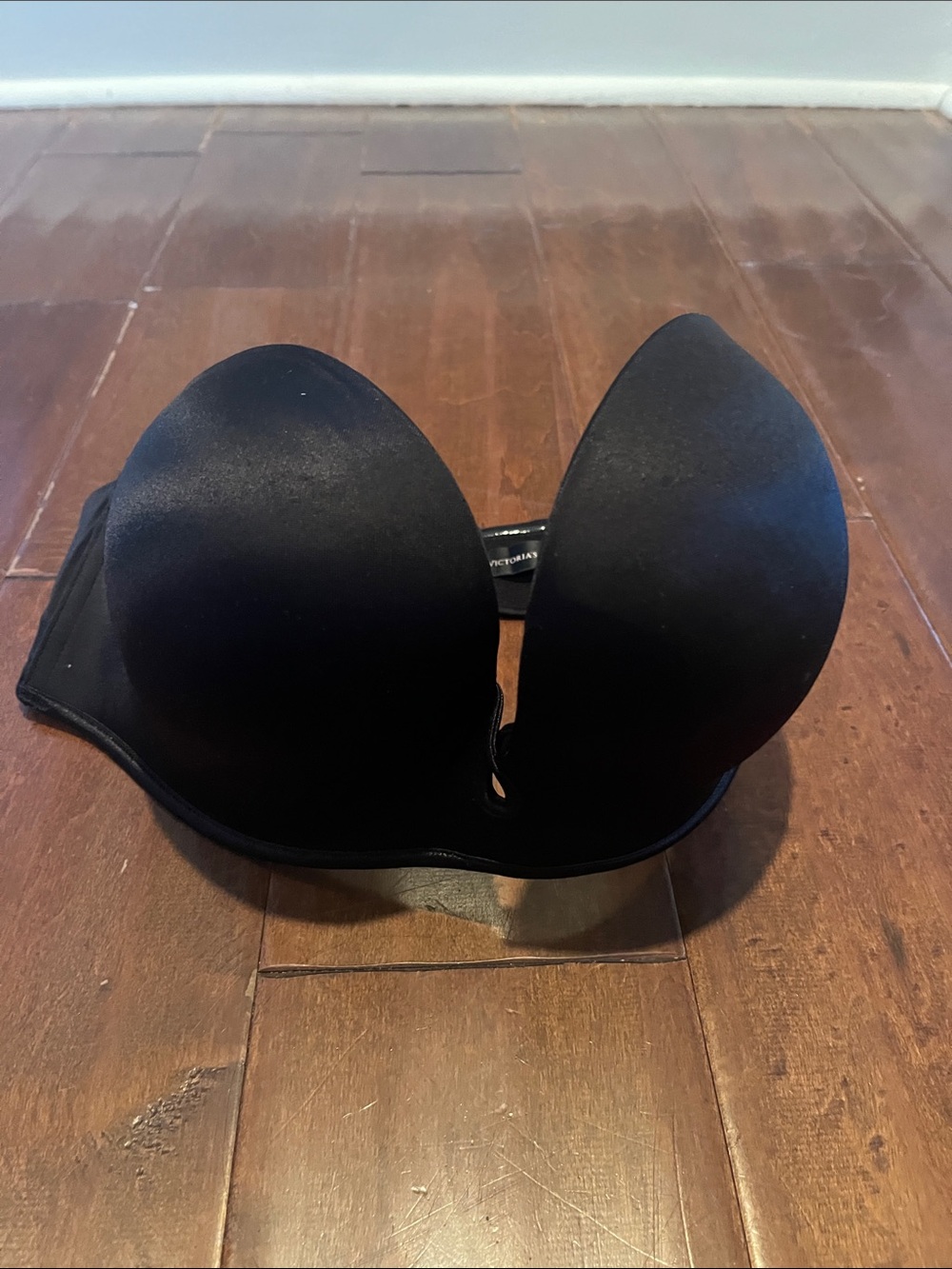 Victoria's Secret Black Strapless Plunge Adhesive Bra